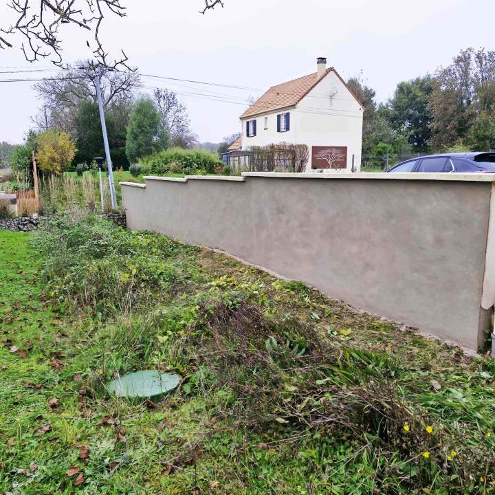 Construction mur Soissons